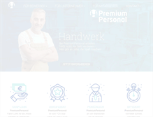 Tablet Screenshot of premiumpersonal.com